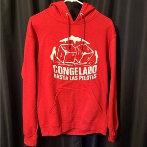Red Graphic Hoodie